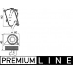 Mahle Ψυγείο λαδιού, Λάδι Κινητήρα - Clc 24 000P