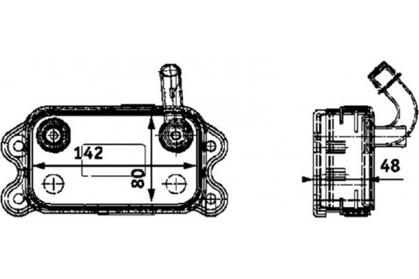 Mahle Ψυγείο λαδιού, Λάδι Κινητήρα - Clc 41 000P