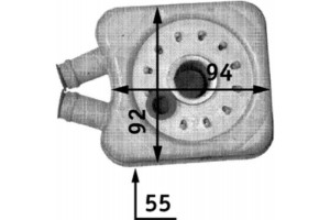 Mahle Ψυγείο λαδιού, Λάδι Κινητήρα - Clc 45 000S