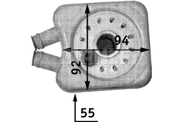 Mahle Ψυγείο λαδιού, Λάδι Κινητήρα - Clc 45 000S