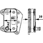 Mahle Ψυγείο λαδιού, Λάδι Κινητήρα - Clc 52 000P