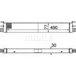 Mahle Ψυγείο λαδιού, Λάδι Κινητήρα - Clc 68 000P