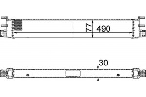 Mahle Ψυγείο λαδιού, Λάδι Κινητήρα - Clc 68 000P