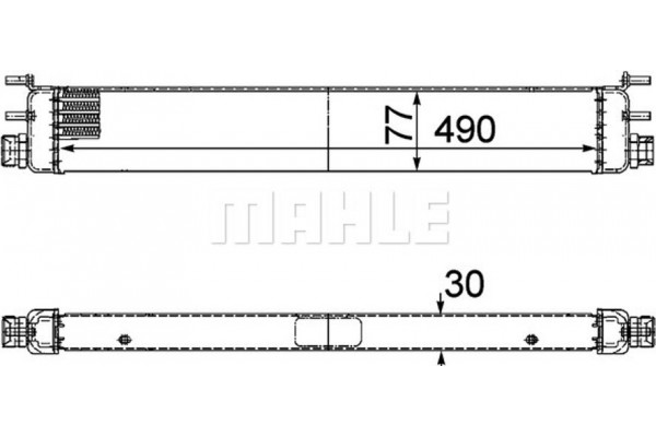 Mahle Ψυγείο λαδιού, Λάδι Κινητήρα - Clc 68 000P