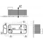 Mahle Ψυγείο λαδιού, Λάδι Κινητήρα - Clc 79 000P