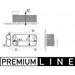 Mahle Ψυγείο λαδιού, Λάδι Κινητήρα - Clc 79 000P