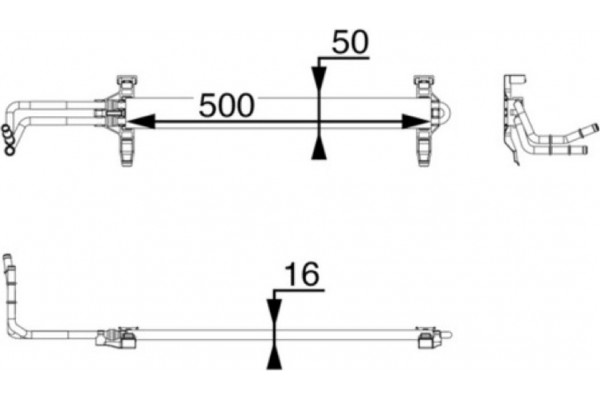 Mahle Ψυγείο λαδιού, Λάδι Κινητήρα - Clc 81 000P