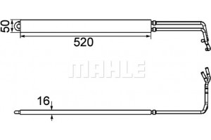 Mahle Ψυγείο λαδιού, Τιμόνι - Clc 103 000P