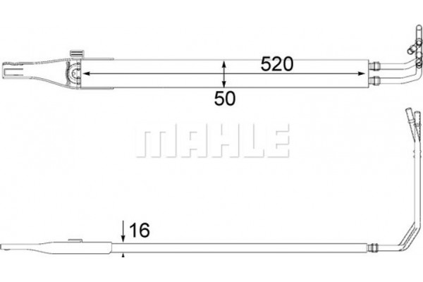 Mahle Ψυγείο λαδιού, Τιμόνι - Clc 10 000P