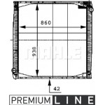 Mahle Ψυγείο, Ψύξη Κινητήρα - Cr 696 000P