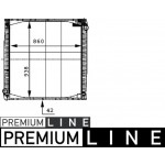 Mahle Ψυγείο, Ψύξη Κινητήρα - Cr 696 000P