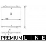 Mahle Ψυγείο, Ψύξη Κινητήρα - Cr 103 000P