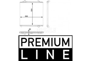 Mahle Ψυγείο, Ψύξη Κινητήρα - Cr 103 000P