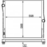 Mahle Ψυγείο, Ψύξη Κινητήρα - Cr 1050 000S