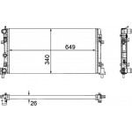 Mahle Ψυγείο, Ψύξη Κινητήρα - Cr 1096 000P