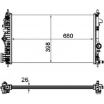 Mahle Ψυγείο, Ψύξη Κινητήρα - Cr 1103 000P