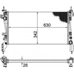 Mahle Ψυγείο, Ψύξη Κινητήρα - Cr 1120 000P