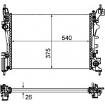 Mahle Ψυγείο, Ψύξη Κινητήρα - Cr 1121 000P