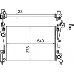 Mahle Ψυγείο, Ψύξη Κινητήρα - Cr 1121 000S