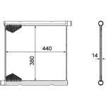 Mahle Ψυγείο, Ψύξη Κινητήρα - Cr 1124 000P