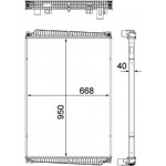 Mahle Ψυγείο, Ψύξη Κινητήρα - Cr 1149 000P