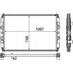 Mahle Ψυγείο, Ψύξη Κινητήρα - Cr 1151 000P