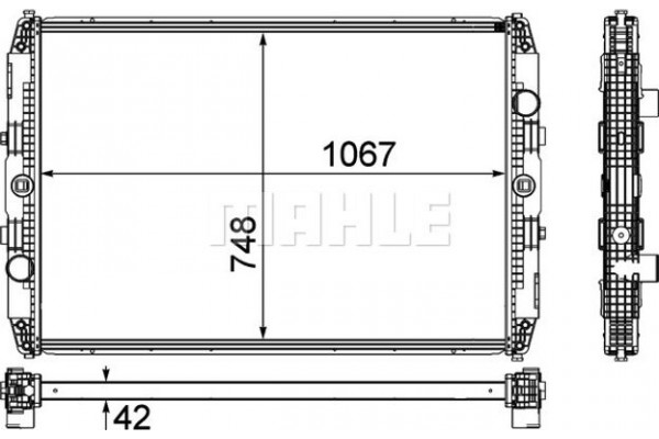 Mahle Ψυγείο, Ψύξη Κινητήρα - Cr 1151 000P