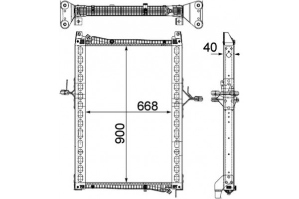 Mahle Ψυγείο, Ψύξη Κινητήρα - Cr 1160 000P