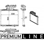 Mahle Ψυγείο, Ψύξη Κινητήρα - Cr 1167 000P