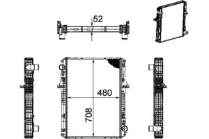 Mahle Ψυγείο, Ψύξη Κινητήρα - Cr 1170 000P