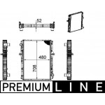 Mahle Ψυγείο, Ψύξη Κινητήρα - Cr 1170 000P