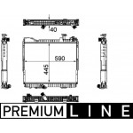 Mahle Ψυγείο, Ψύξη Κινητήρα - Cr 1171 000P