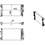 Mahle Ψυγείο, Ψύξη Κινητήρα - Cr 1173 000S