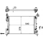 Mahle Ψυγείο, Ψύξη Κινητήρα - Cr 1182 000S