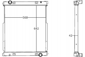 Mahle Ψυγείο, Ψύξη Κινητήρα - Cr 1215 000P