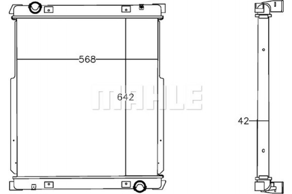 Mahle Ψυγείο, Ψύξη Κινητήρα - Cr 1215 000P