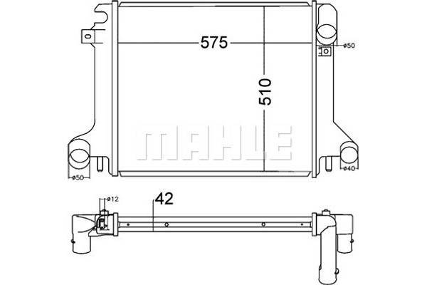 Mahle Ψυγείο, Ψύξη Κινητήρα - Cr 1217 000P