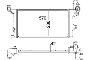 Mahle Ψυγείο, Ψύξη Κινητήρα - Cr 1218 000P