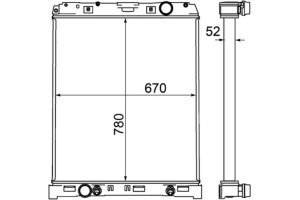 Mahle Ψυγείο, Ψύξη Κινητήρα - Cr 1220 000P