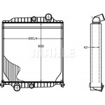 Mahle Ψυγείο, Ψύξη Κινητήρα - Cr 1224 000P