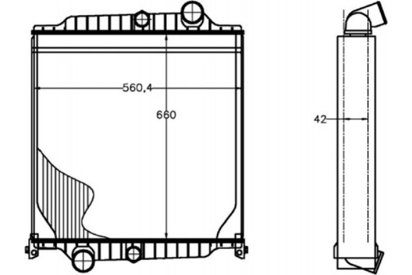 Mahle Ψυγείο, Ψύξη Κινητήρα - Cr 1224 000P