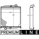 Mahle Ψυγείο, Ψύξη Κινητήρα - Cr 1224 000P