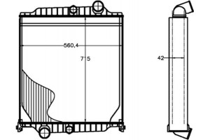 Mahle Ψυγείο, Ψύξη Κινητήρα - Cr 1225 000P