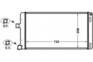 Mahle Ψυγείο, Ψύξη Κινητήρα - Cr 1445 000S