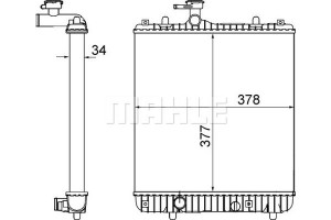 Mahle Ψυγείο, Ψύξη Κινητήρα - Cr 1495 001S