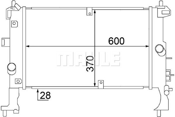 Mahle Ψυγείο, Ψύξη Κινητήρα - Cr 1500 000S