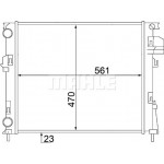 Mahle Ψυγείο, Ψύξη Κινητήρα - Cr 1504 000S