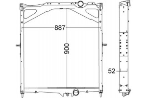 Mahle Ψυγείο, Ψύξη Κινητήρα - Cr 1556 000P