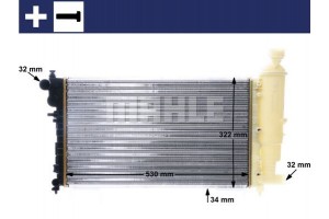 Mahle Ψυγείο, Ψύξη Κινητήρα - Cr 169 000S