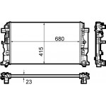 Mahle Ψυγείο, Ψύξη Κινητήρα - Cr 1710 000S